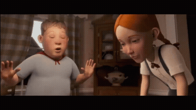 Boy And Girl Standing Together GIF