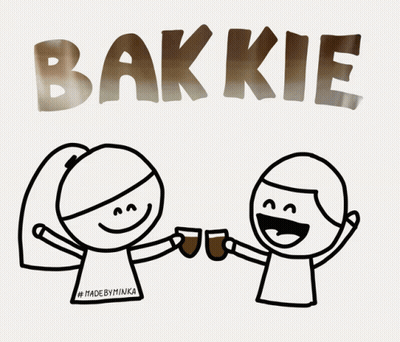 Boy And Girl Toasting With Bakkie GIF