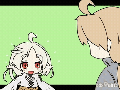 Boy And Girl With Arms Outstretched GIF