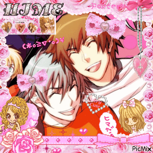 Boy And Girl With Hime On Top GIF