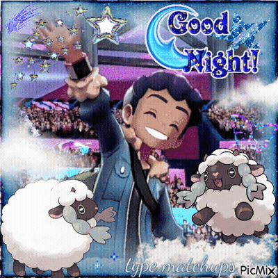 Boy And Sheep Saying Good Night GIF