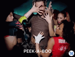 Boy Band Mission Sync Peek A Boo  GIF