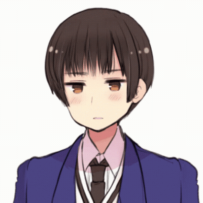 Boy Blue Jacket And Tie With Brown Eyes GIF
