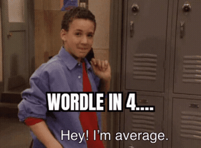 Boy By Locker Wordle In 4 Hey I'm Average GIF