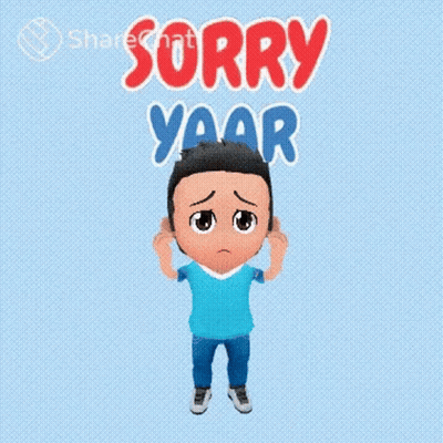 Boy Covering Ears Saying Sorry Yaar GIF
