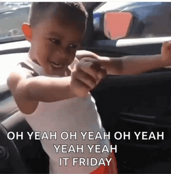 Boy Dancing Happy Friday Meme  GIF