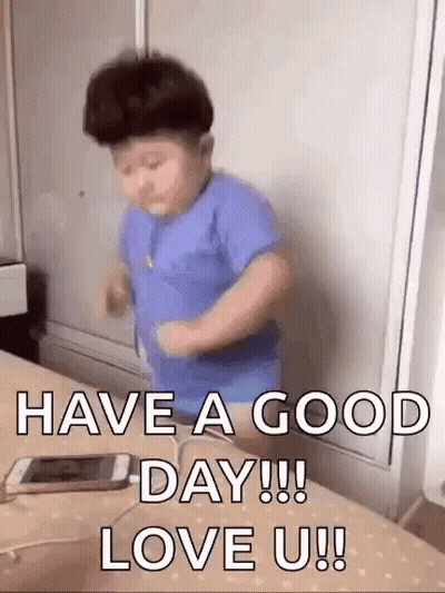 Boy Dancing Saying Have A Good Day GIF