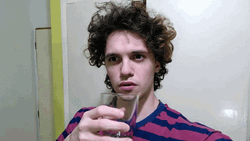Boy Drinking Water Seriously GIF