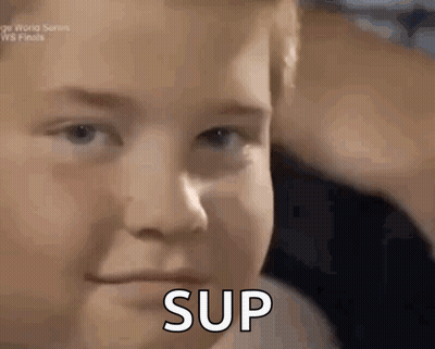 Boy Face Close Up Saying Sup GIF