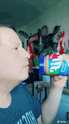 Boy Fake Eating Jiffy Peanut Butter GIF