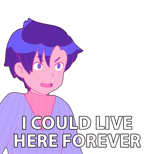Boy Fist I Could Live Here Forever Sticker