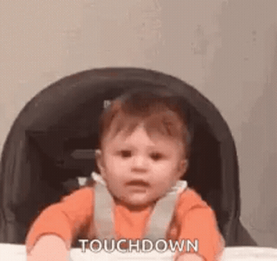 Boy Football Player Running Touchdown GIF