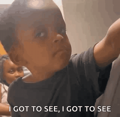 Boy Funny Face Saying I Got To See GIF