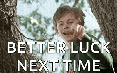 Boy Giving Middle Finger Better Luck Next Time GIF
