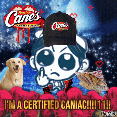 Boy Giving Middle Finger To Raising Cane's GIF