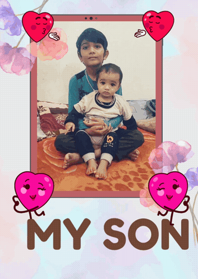 Boy Holding Baby My Son GIF