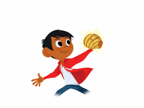 Boy Holding Ball With Hungry GIF