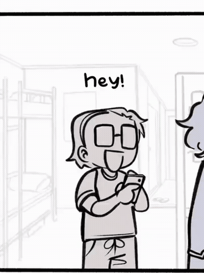 Boy Holding Cell Phone Saying Did You See Meme GIF