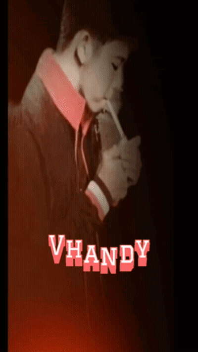 Boy Holding Cell Phone With Vhandy GIF