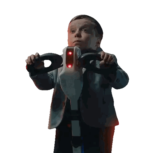Boy Holding Device Asking What Is That Sticker