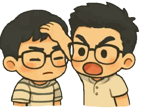 Boy Holding Hand To Forehead Sticker