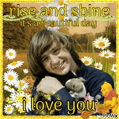 Boy Holding Puppy Rise And Shine GIF