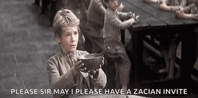 Boy Holding Soup Asking For Zacian Invitation GIF