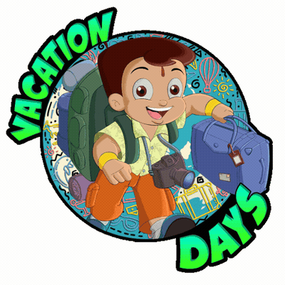 Boy Holding Suitcase And Camera Vacation Days GIF