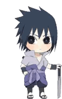 Boy Holding Sword Sticker