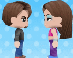 Boy Hug Emoji Girl From Back GIF