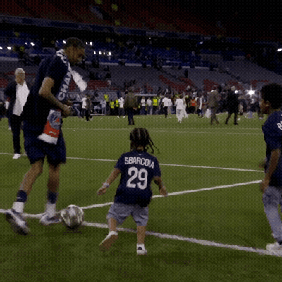Boy In 29 Shirt Runs On Soccer Field GIF