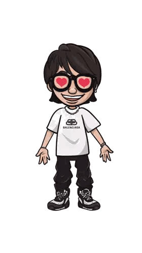 Boy In Balenciaga T-Shirt Sticker