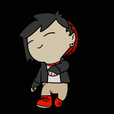 Boy In Black Jacket GIF