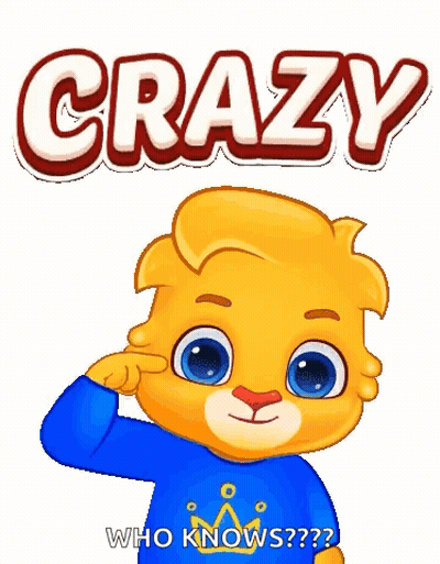 Boy In Blue Shirt And Crown Crazy Who Knows GIF