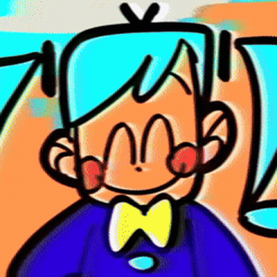 Boy In Blue Shirt And Yellow Bow Tie GIF
