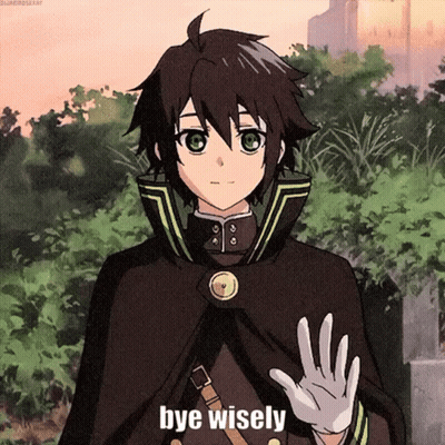 Boy In Cape Saying Bye Wisely GIF