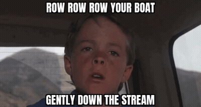 Boy In Car Row Row Row Your Boat GIF