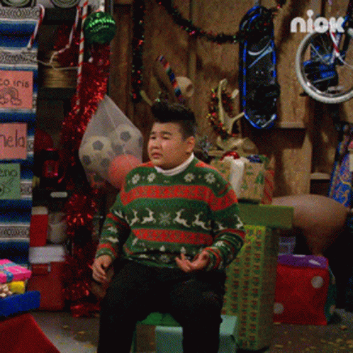 Boy In Deer Sweater By Nick Sign GIF