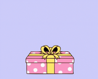 Boy In Gift Box Saying Hbd Ovi GIF