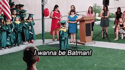 Boy In Graduation Cap And Gown Speaking GIF