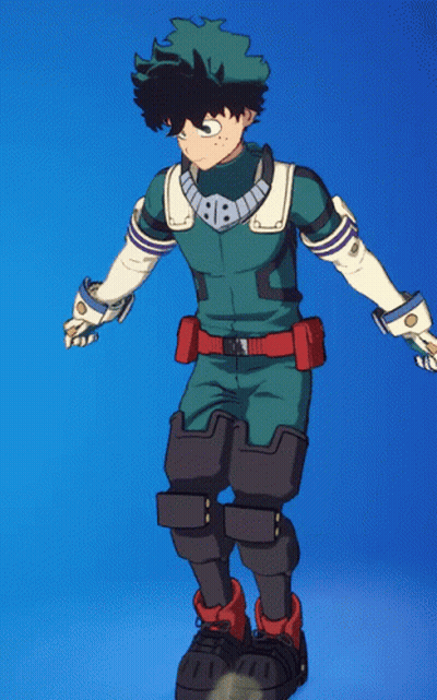 Boy In Green Outfit With Red Belt GIF