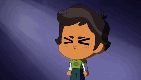 Boy In Green Shirt With Letter O GIF