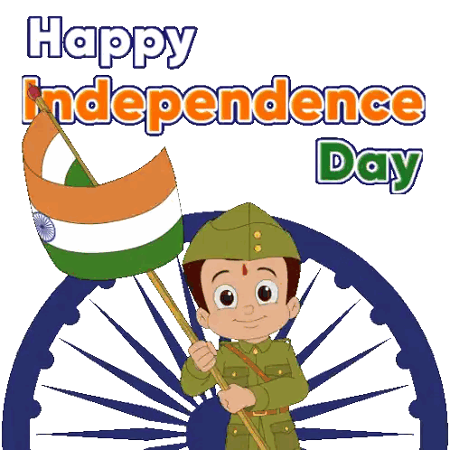 Boy In Military Uniform Holding Flag Sticker