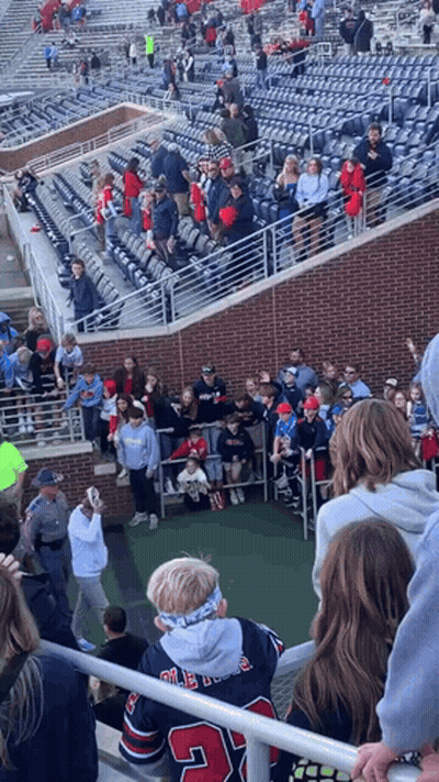 Boy In Number 24 Jersey In Crowded Stadium GIF