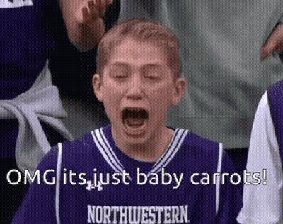 Boy In Purple Northwestern Jersey Crying GIF