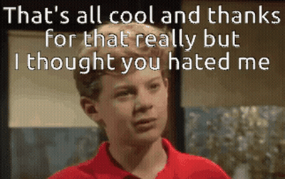 Boy In Red Shirt Saying That's All Cool GIF