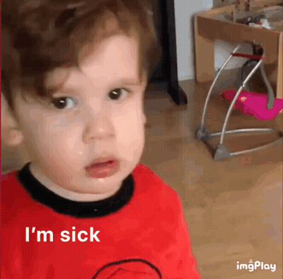 Boy in Red Sick Shirt