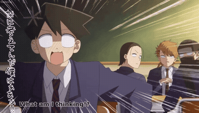 Boy In Suit And Tie Says What Am I Thinking In Classroom GIF
