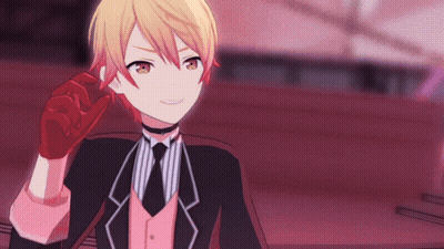 Boy In Suit And Tie Smiling And Waving GIF