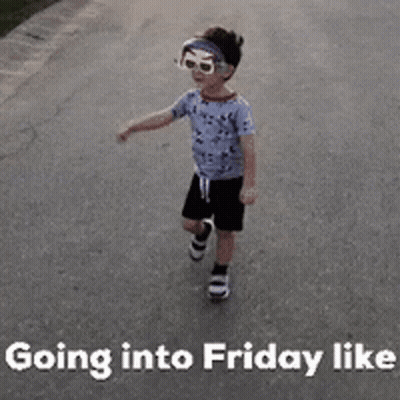 Boy In Sunglasses Walking Into Friday GIF
